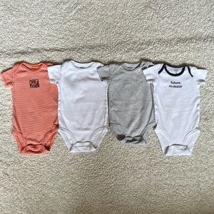 Set of Four Carter’s Onesies
